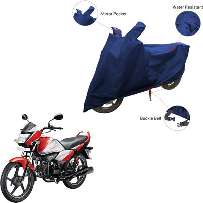 SS FOR YOUR SMART NEEDS Two Wheeler Cover for Hero(Splendor I Smart, Blue)