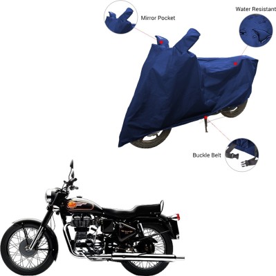 SS FOR YOUR SMART NEEDS Two Wheeler Cover for Royal Enfield(Bullet 350 Twinspark, Blue)