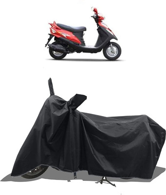 KEDIT Two Wheeler Cover for Mahindra(Flyte, Black)
