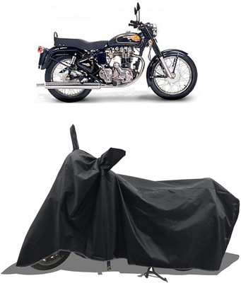KEDIT Two Wheeler Cover for Royal Enfield(Bullet Electra Twinspark, Black)