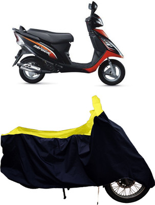 Tricway Two Wheeler Cover for TVS(Scooty Streak, Yellow)
