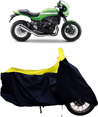 Tricway Two Wheeler Cover for Kawasaki(Z900 RS Cafe Racer, Yellow)