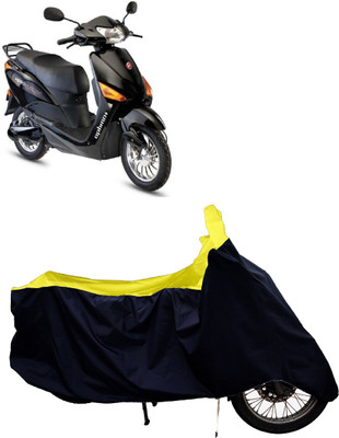 Tricway Two Wheeler Cover for Hero Electric(Electric Optima DX BS6, Yellow, Blue)
