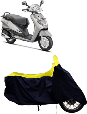 Tricway Two Wheeler Cover for Hero(Duet VX 110CC, Yellow)