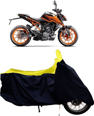 Tricway Two Wheeler Cover for KTM(200 Duke, Yellow)