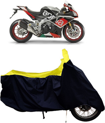 Tricway Two Wheeler Cover for Aprilia(RSV4, Yellow)