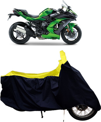 Tricway Two Wheeler Cover for Kawasaki(Ninja H2 SX, Yellow)