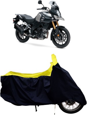 Tricway Two Wheeler Cover for Suzuki(V Strom 1000, Yellow)