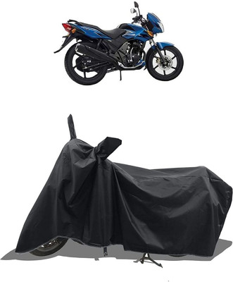KEDIT Two Wheeler Cover for Universal For Bike(Flame SR125, Black)
