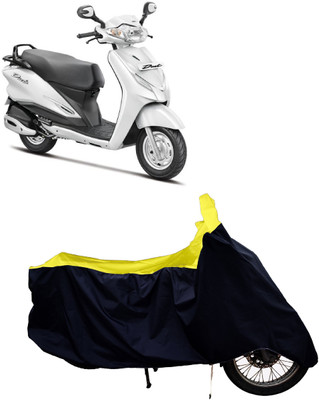 Tricway Two Wheeler Cover for Hero(Duet VX 110CC BS6, Yellow)