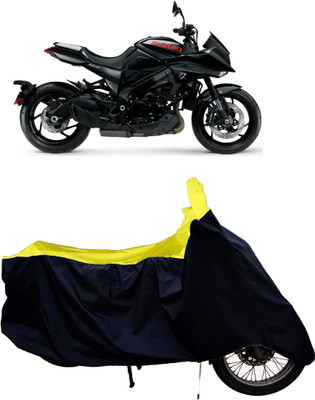 Tricway Two Wheeler Cover for Suzuki(Katana BS6, Yellow)