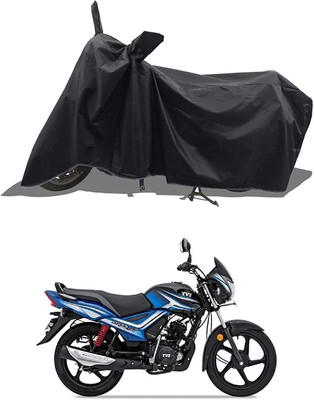 KEDIT Two Wheeler Cover for TVS(Star City, Black)