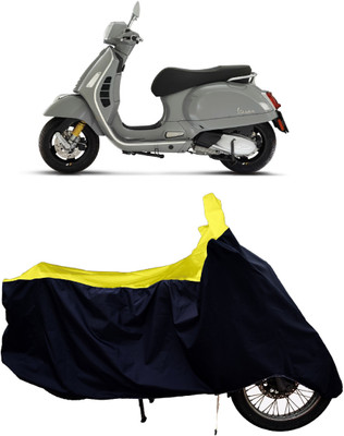 Tricway Two Wheeler Cover for Vespa(GTS 300 BS6, Yellow)