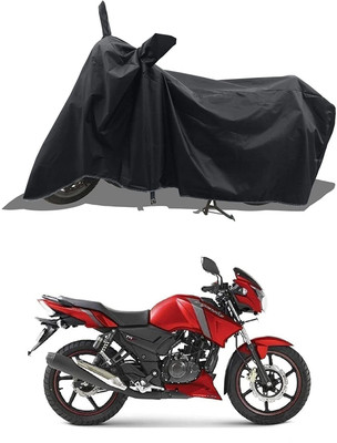 KEDIT Two Wheeler Cover for TVS(Apache RTR 160 4V, Black)