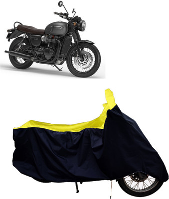 Tricway Two Wheeler Cover for Triumph(Bonneville T120 Black BS6, Yellow)