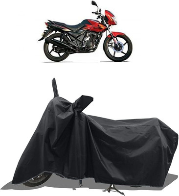 KEDIT Two Wheeler Cover for TVS(Flame DS 125, Black)