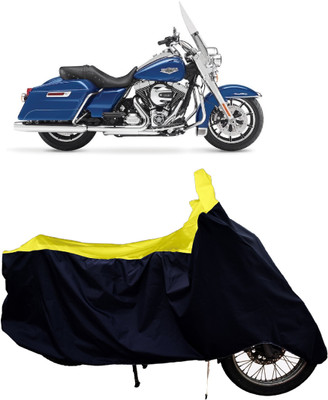Tricway Two Wheeler Cover for Harley Davidson(Road King, Yellow)