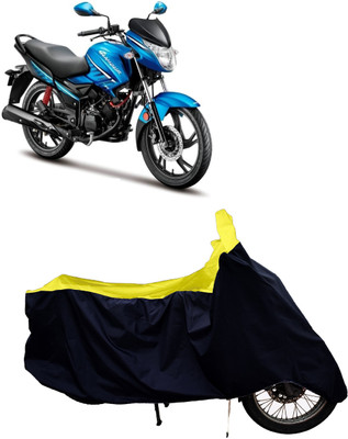 Tricway Two Wheeler Cover for Hero(Glamour i3s BS6, Yellow)