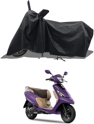 KEDIT Two Wheeler Cover for TVS(Zest, Black)