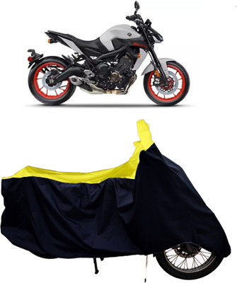 Tricway Two Wheeler Cover for Yamaha(MT 09 BS6, Yellow)