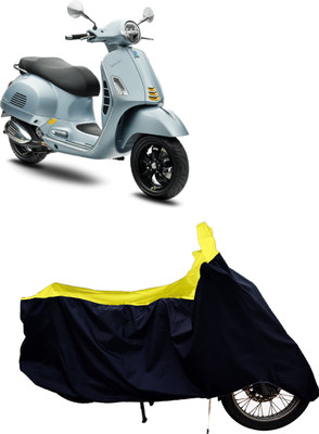 Tricway Two Wheeler Cover for Vespa(GTS Super 300, Yellow)