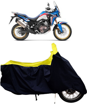 Tricway Two Wheeler Cover for Honda(CRF1000L Africa Twin BS6, Yellow)