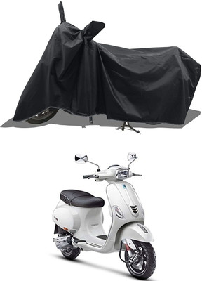KEDIT Waterproof Two Wheeler Cover for Piaggio(Vespa SXL, Black)