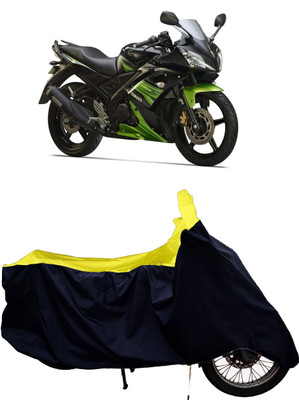 Tricway Two Wheeler Cover for Yamaha(R15S BS6, Yellow, Blue)