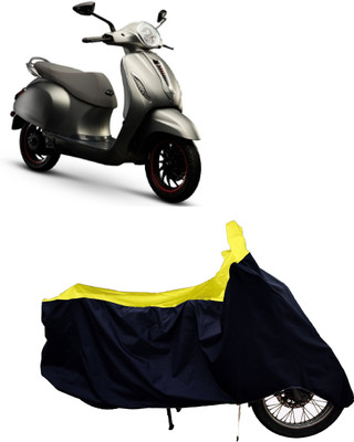 Tricway Two Wheeler Cover for Bajaj(Urbanite Chetak, Yellow)