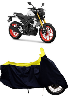 Tricway Two Wheeler Cover for Yamaha(MT 15 New BS6, Yellow, Black)