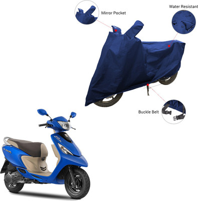 SS FOR YOUR SMART NEEDS Two Wheeler Cover for TVS(Zest, Blue)