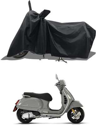 KEDIT Two Wheeler Cover for Vespa(GTS 300, Black)