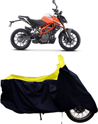 Tricway Two Wheeler Cover for KTM(125 Duke BS6, Yellow)