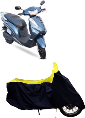 Tricway Two Wheeler Cover for Avon(E Scoot, Yellow)