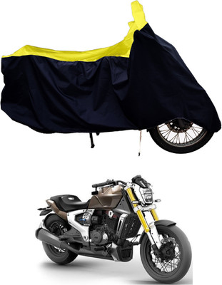 Tricway Two Wheeler Cover for TVS(Zeppelin, Yellow)