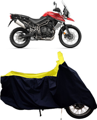 Tricway Two Wheeler Cover for Triumph(Tiger 800 XCA, Yellow)