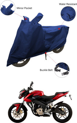 SS FOR YOUR SMART NEEDS Two Wheeler Cover for Bajaj(Pulsar 200 NS DTS-i, Blue)