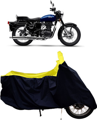 Tricway Two Wheeler Cover for Royal Enfield(Bullet 350 New BS6, Yellow)