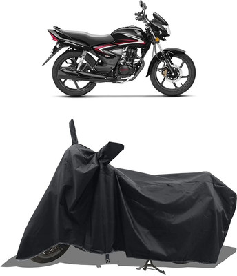 KEDIT Two Wheeler Cover for Honda(CB Shine, Black)