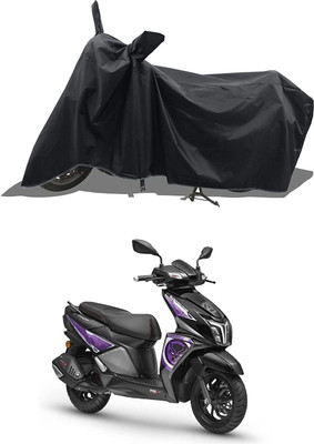 KEDIT Two Wheeler Cover for TVS(Ntorq 125, Black)