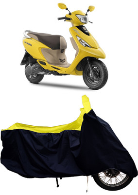 Tricway Two Wheeler Cover for TVS(Zest 110, Yellow)