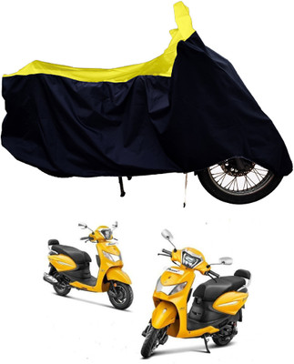 Tricway Two Wheeler Cover for Hero(MotoCorp Pleasure Plus, Yellow)