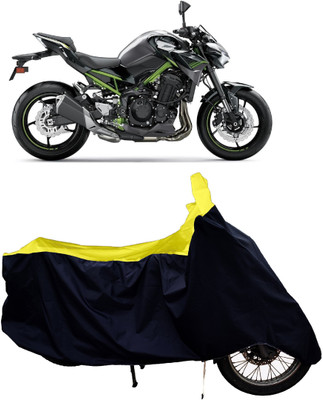Tricway Two Wheeler Cover for Kawasaki(Z900 BS6, Yellow)