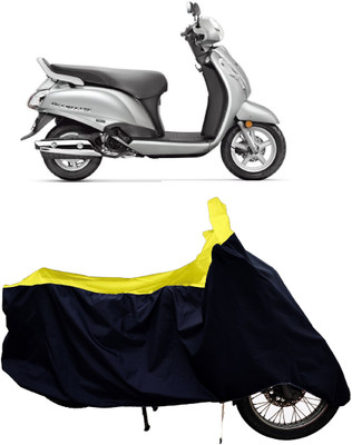 Tricway Two Wheeler Cover for Suzuki(Access 125, Yellow)