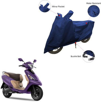 SS FOR YOUR SMART NEEDS Two Wheeler Cover for TVS(Scooty Zest 110, Blue)