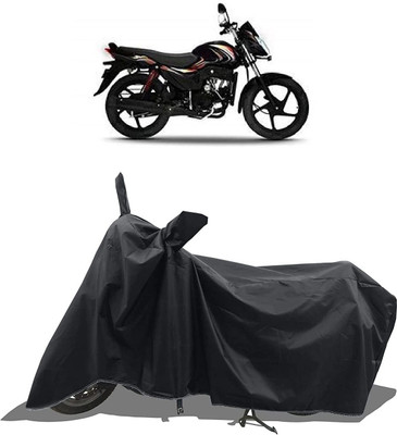 KEDIT Two Wheeler Cover for Mahindra(Pantero, Black)