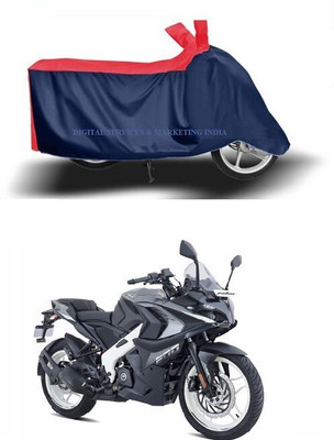 DSAMI Two Wheeler Cover for Bajaj(Pulsar, Blue, Red)