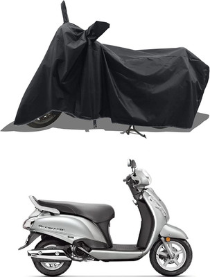 KEDIT Two Wheeler Cover for Suzuki(New Access 125, Black)