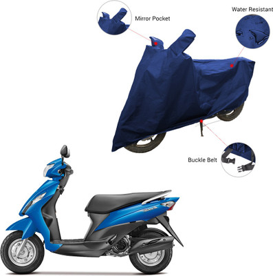 SS FOR YOUR SMART NEEDS Two Wheeler Cover for Suzuki(Let's, Blue)