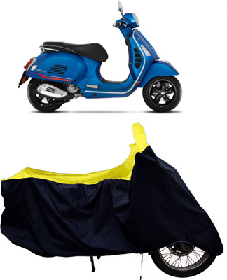 Tricway Two Wheeler Cover for Vespa(GTS Super 300 BS6, Yellow)